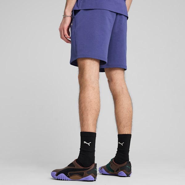 WARDROBE ESSENTIALS Men's Relaxed 7" Shorts, Blue Crystal, extralarge